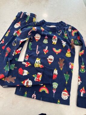 Hanna Andersson Christmas Pajamas Size 6-7